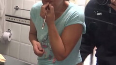 Stepmother shows off in lingerie in front of stepson'_s friends so they can jerk off Thumb
