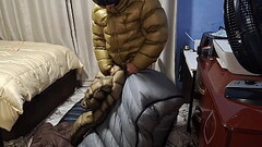 Cum Puffer Jacket Fetish Thumb
