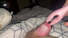 Cock toying Thumb