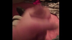 Stroking my cock Thumb