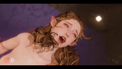 Uncensored hentai / 3D | Eileen wanted to get penetrated from the back and orgasms | Elf | Rise of E Thumb