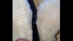 mechanic found fuzzy slipper in customer truck Thumb