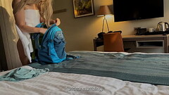 Stepmom shares the bed and her ass with a stepson Thumb