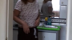 The maid'_s stepson jerks off watching me masturbate, I need to fuck Thumb