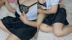 Thai student - กับมาจากทำงานมีคนนวดให้แบบนี้ดีจริงๆ Thumb
