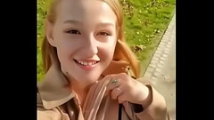 Step sis dared to flash tits in public Thumb
