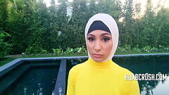 Stepsis In Hijab Tastes Cock For The First Time Thumb