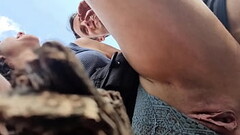 Garnra - RARA GOES BUSH - cute sexy nude milf shy but loves it outdoors Thumb