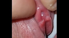 Hiden behind her gorgeous cameltoe I found her tiny clit I play with till she cums Thumb