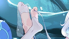 [JOI] Furina helps a quickshot. [[Femdom, Feet, Stroke to beat]] Thumb