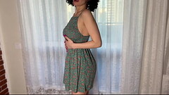 SOLO. A hot girl with African hair in a cute sundress will make your orgasm unforgettable, just look Thumb