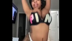Black slut flashing camera(insta model) Thumb