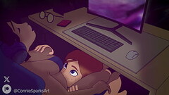 Under the Desk Deepthroat (Futa) Thumb