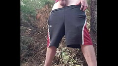 Public cock strocking Thumb