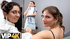 VIP4K. Lesbians is a perfect work break for these office whores Thumb
