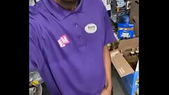 stroking my bbc at work Thumb