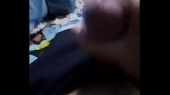 Boy solo masterbaiting on the room while filming for step sister 1 Thumb