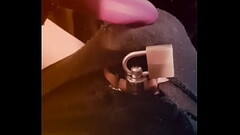 Sissy kitty with a locked clitty Thumb