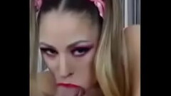 Nina gagging hard cock Thumb