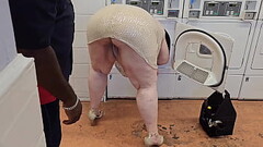 The service technician arrived to repair the  machines, but he thought servicing me was a better ide Thumb