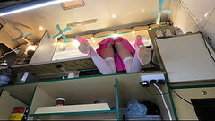 Real virgin secretly upskirted at work - voyeur hidden camera upskirt Thumb