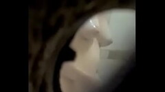 Hot video of college roommate in shower spied on through the keyhole Thumb