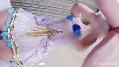 (vol1) Japanese Idol Cosplayer  wedding dress costumes sex Thumb