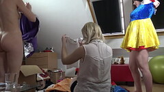 Tight Pussy Big Ass Horny Girls do a Sexy Try on Haul for Hot Lingerie with Thongs and No Panties Thumb