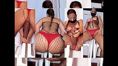 BITCH PLAYING HOT WITH BIG DILDO 38X6, BODYSUIT AND RED PANTIES, FULL VIDEO ON XVIDEO RED Thumb