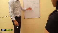 Indian xxx Tuition teacher teach her student what is pussy and dick, Clear Hindi Dirty Talk by Jony  Thumb