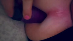 Alikat2 plays with vibrator Thumb