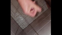 Masturbation, massage oil, cum Thumb