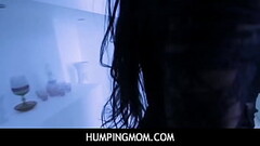 HumpingMom  - Busty Brunette Bitch milf fucking stepson Thumb