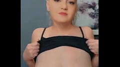 Flashing you my large Natural DD Tits Thumb