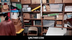 GirlThief - Cute Teen Redhead Shoplifter April Reid Fucked By Security Guard For No Jail After Steal Thumb