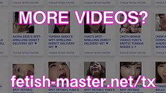 Japanese Asian Tongue Spit Face Nose Licking Sucking Kissing Handjob Fetish - More at fetish-master. Thumb