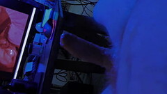 Big Cum  with Synsexer Thumb