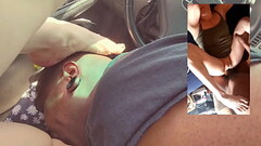 While SHES driving Thumb