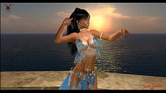 FANTASY GIRL BLUE BELLY DANCER Thumb