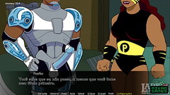 Teen titans ep 20 Conhecendo a mulher mais forte do jogo Pantha Thumb