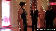 The most perverted new year fantasy of 2022, stepbrothers and stepsisters all fucking at the lust pa Thumb