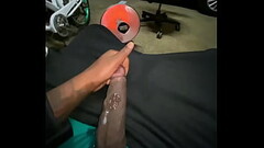 Playing w my dick on soft Thumb