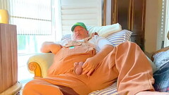Farmer grandpa huge cock cums big Thumb
