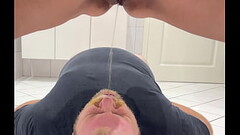 Mistress pissing in his mouth Thumb