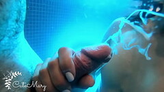 Exxxtra small teens in pool - y. step sister gives blowjob to her Thumb