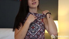 Yanks Amateur Babe Tindra Hits all the Positions on the Way to Orgasm Thumb