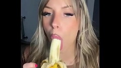 Sexy Latina Eats Banana - TikTok Challenge Thumb