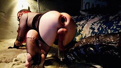 Sissy Ass Queen Tiffany Ciskiss Presents Bare Ass Pt 3 Xl Glass Butt Plug Thumb
