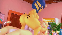 Ankha bounces on Isabella'_s cock Thumb